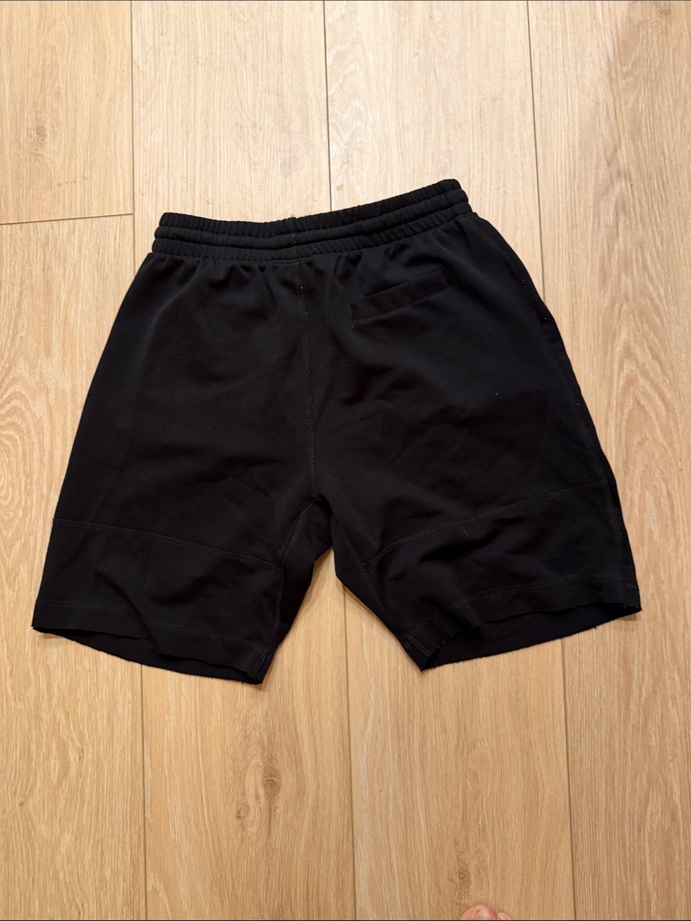 LVFT. Men's Black Athletic Performance Shorts with Star Accent - Picture 5 of 5
